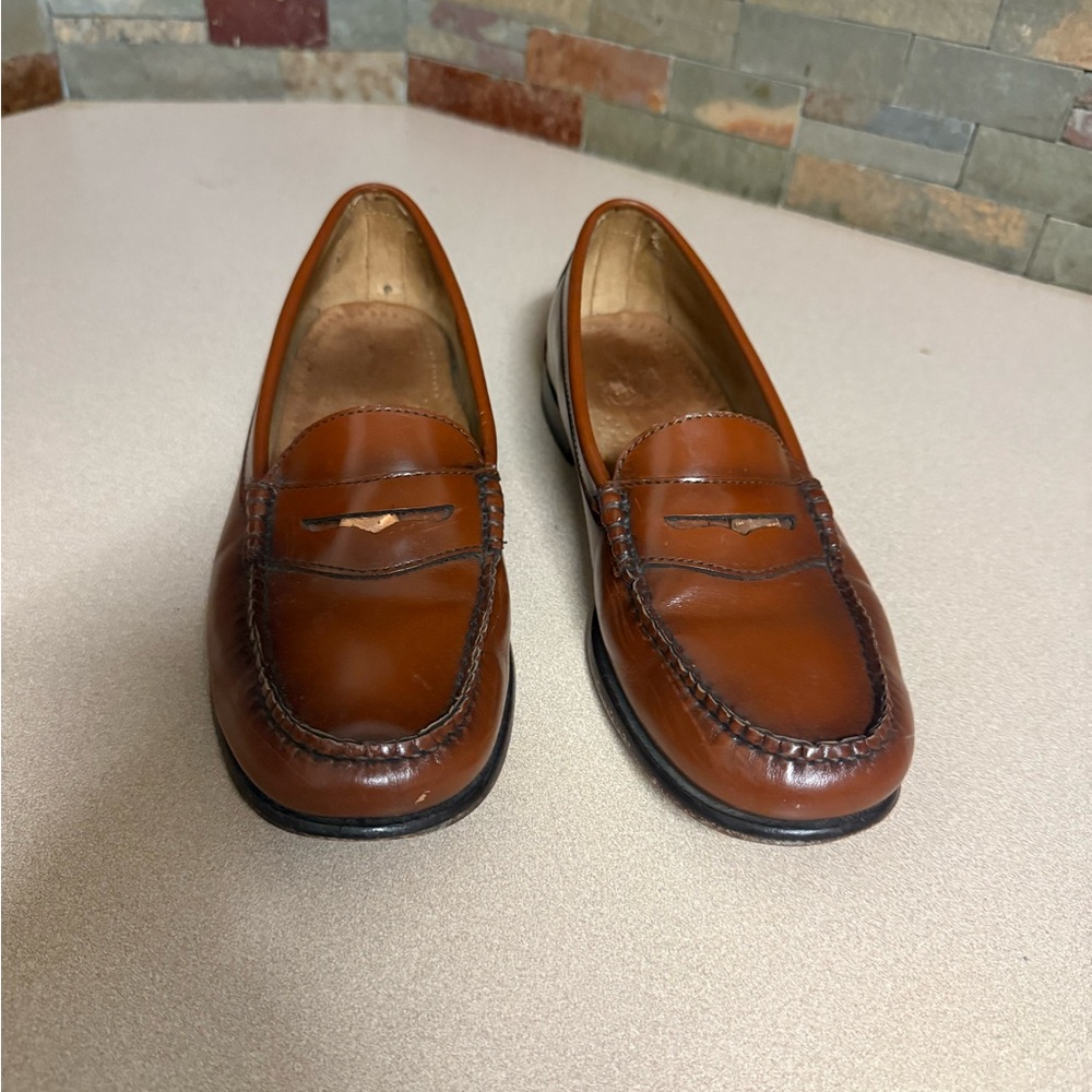 G.H. Bass & Co. Brown Leather Loafers